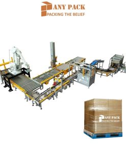 Day chuyen dong goi thung carton pallet theo yeu cau Anypack