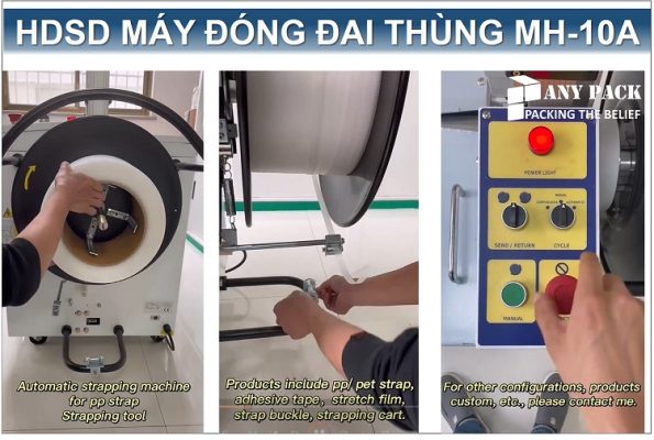 huong dan su dung may dong dai tu dong MH-101A Anypack