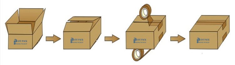 May dan bang keo thung carton FXJ6050B Anypack