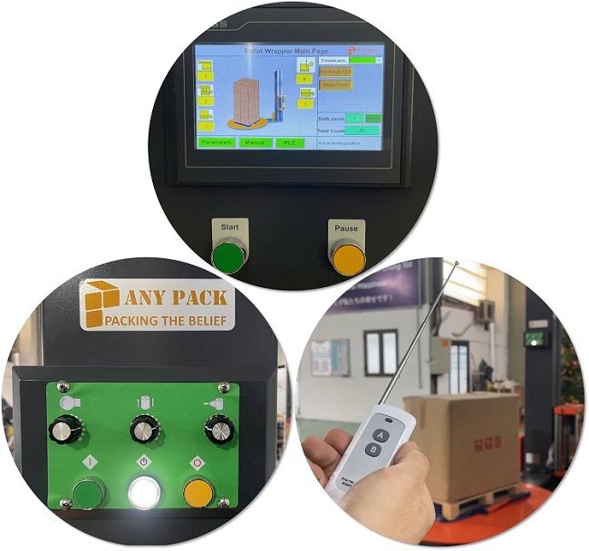 Bang dieu khien van hanh may quan mang pallet AP1650F-L Bang dieu khien van hanh may quan mang pallet AP1650F-L