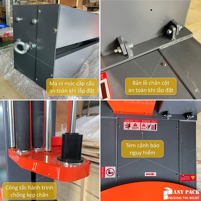 tinh nang an toan lao dong tren may quan mang pallet AP1650F-L Anypack tinh nang an toan lao dong tren may quan mang pallet AP1650F-L Anypack